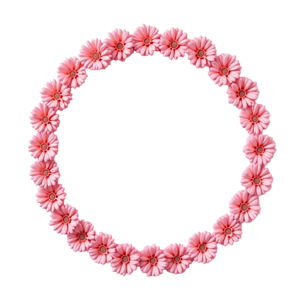 Pink Floral Wreath